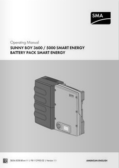 SMA SUNNY BOY 3600 / 5000 SMART ENERGY Installation